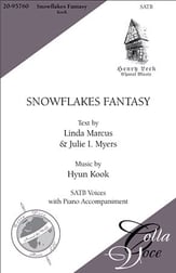 Snowflakes Fantasy SATB choral sheet music cover